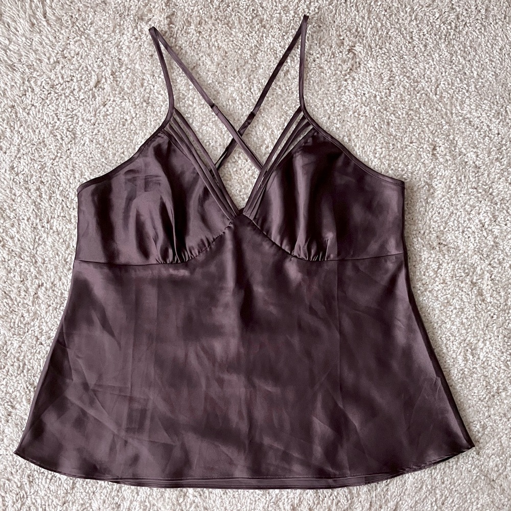 La Vie En Rose | Satin Camisole Pajama Top